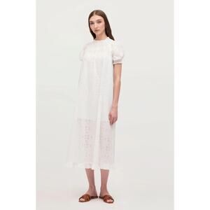 Hill House Home The Eyelet Caroline Nap Dress in White S